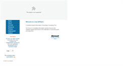 Desktop Screenshot of linusoft.com