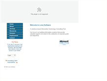 Tablet Screenshot of linusoft.com